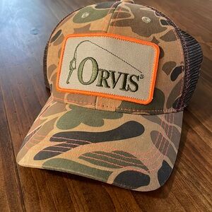Orvis camo fly fishing hat